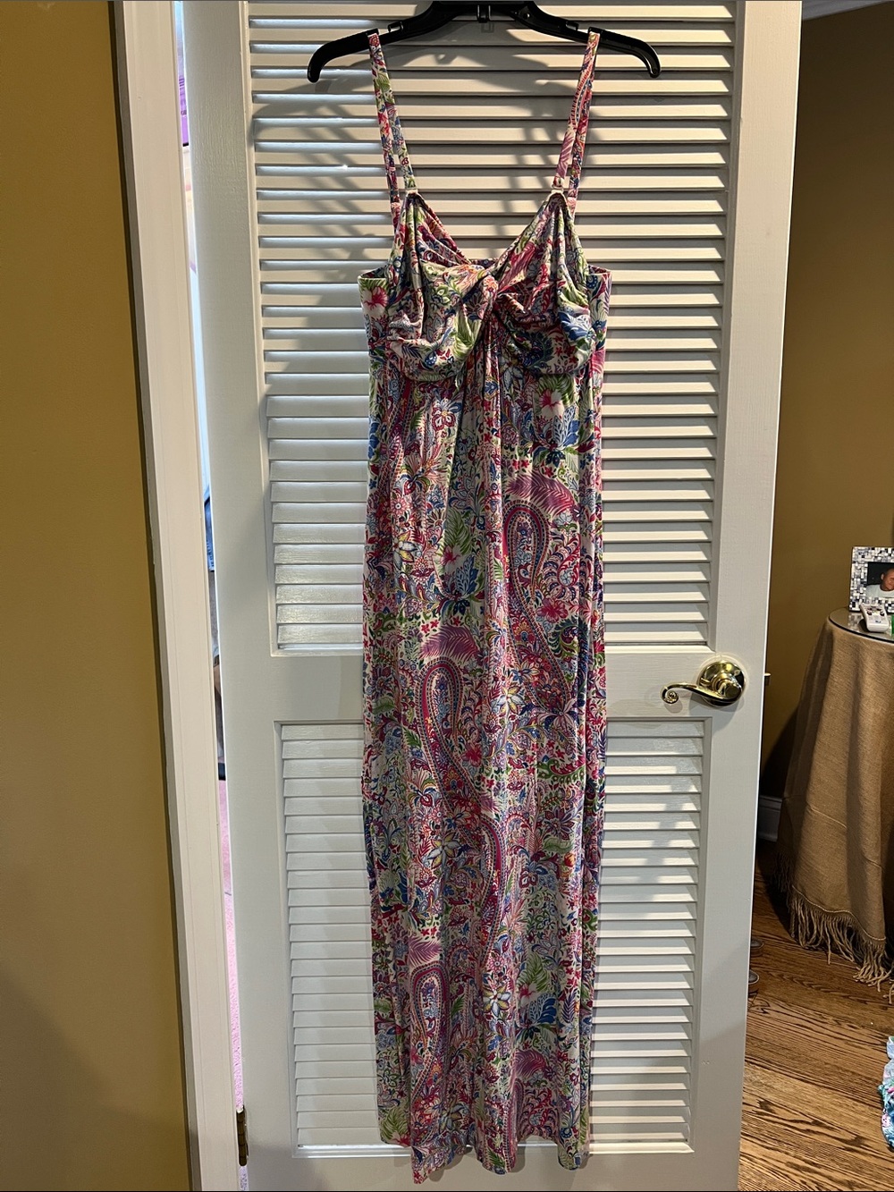 Tommy Bahama Pink Multi Floral Paisley Maxi Dress